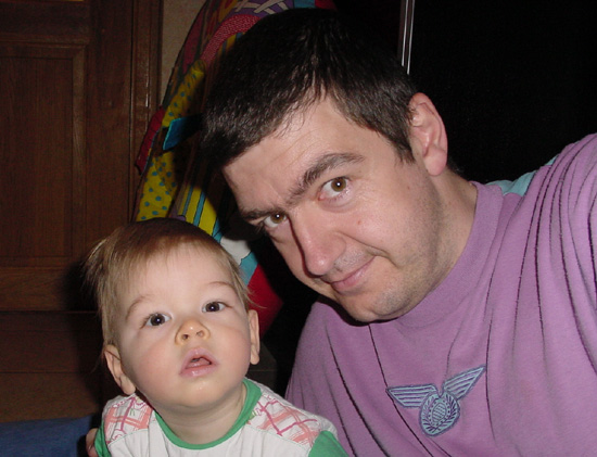Papa et Sbastien